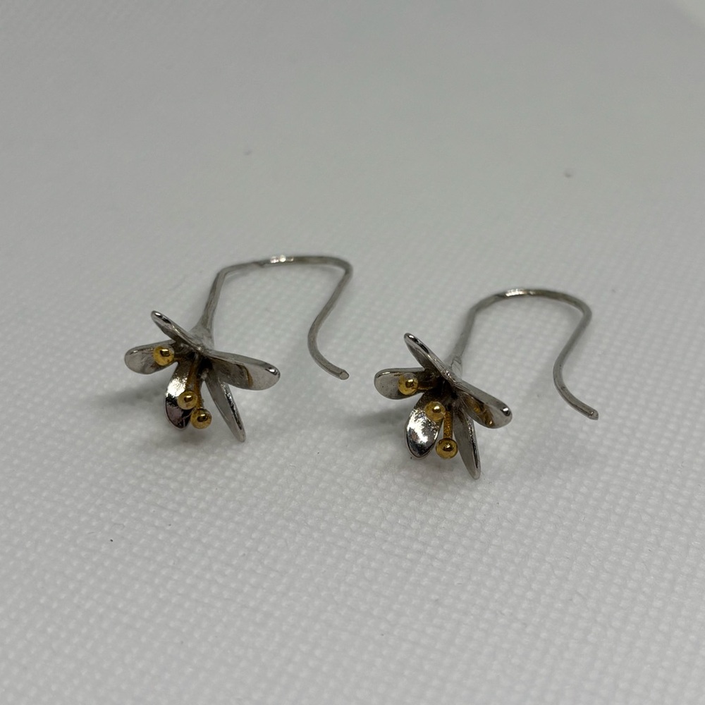 Vintage Blooming Flower Earrings